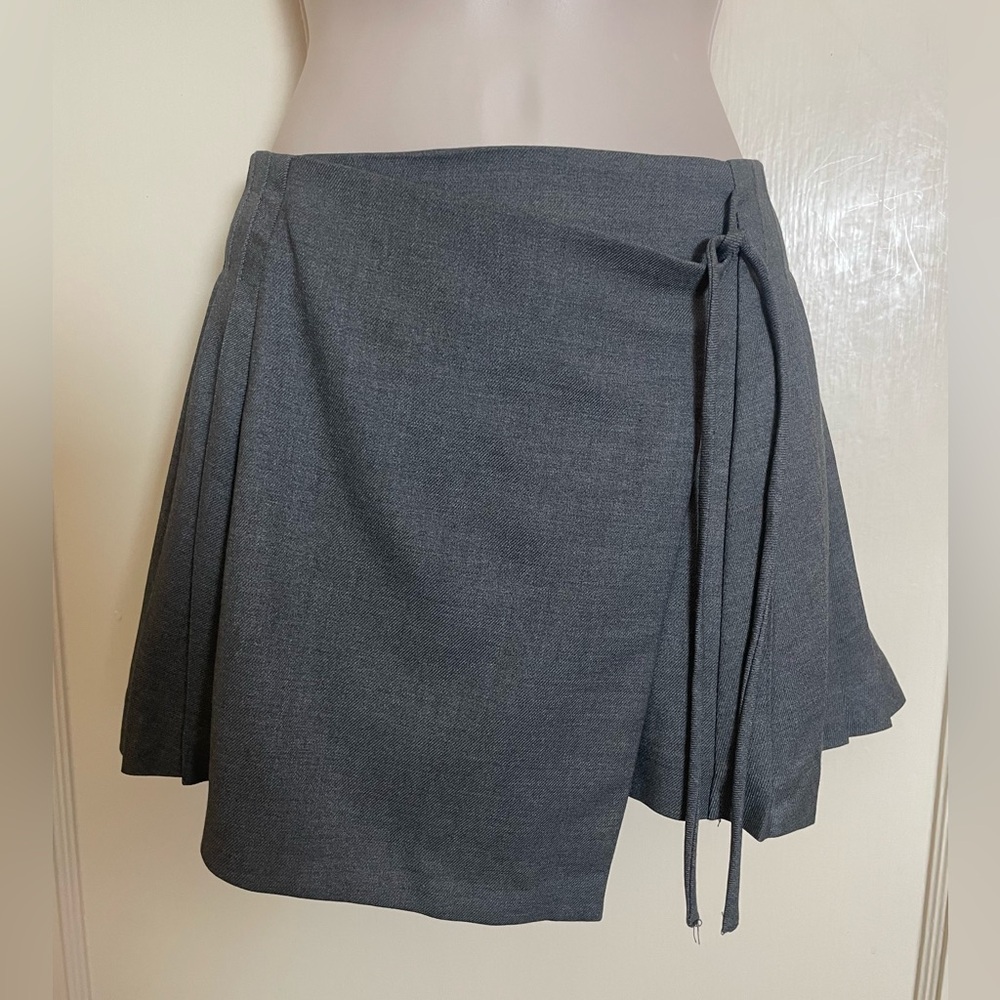 GARAGE “JUPE” Pleated Wrap Skort - NWT